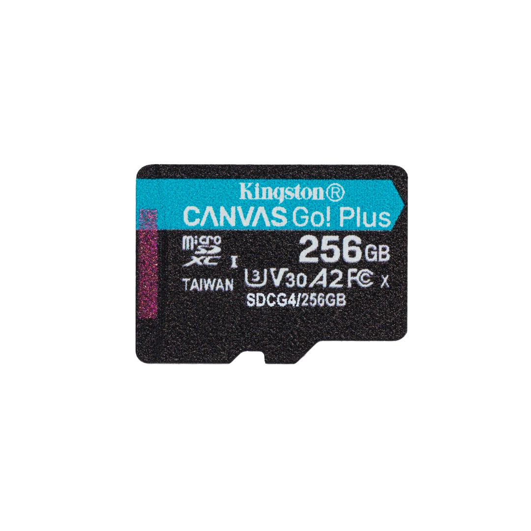 Kingston 256 GB MicroSDXC Micro SD Card, A2, Class 10, U3, UHS-I, V30