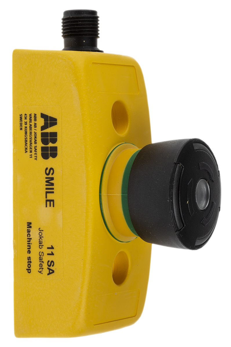 ABB Jokab Smile 11 SA Series Black Illuminated Twist Release Push Button, IP65