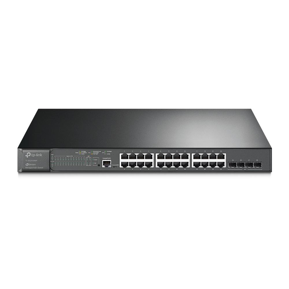 TP-Link JetStream, Managed Switch 28 Port Network Switch With PoE