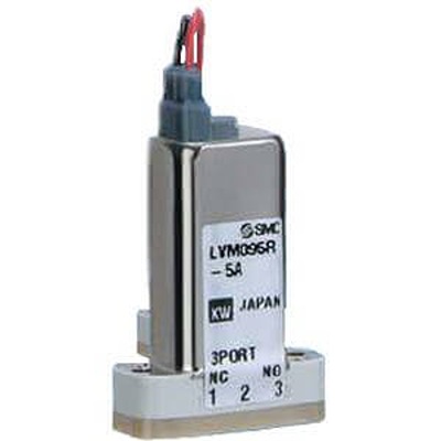 SMC Solenoid Valve LVM09R3Y1-5A-3-Q, 2 port(s) , NC, 24 V