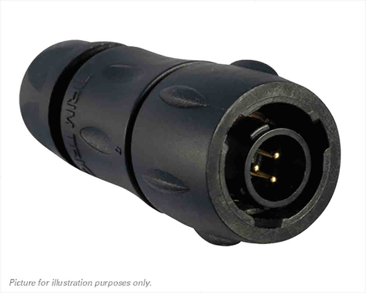 Souriau Sunbank by Eaton Circular Connector, 3 Contacts, Cable, Standard Connector, Socket, Male, IP68, IP69K, UTS