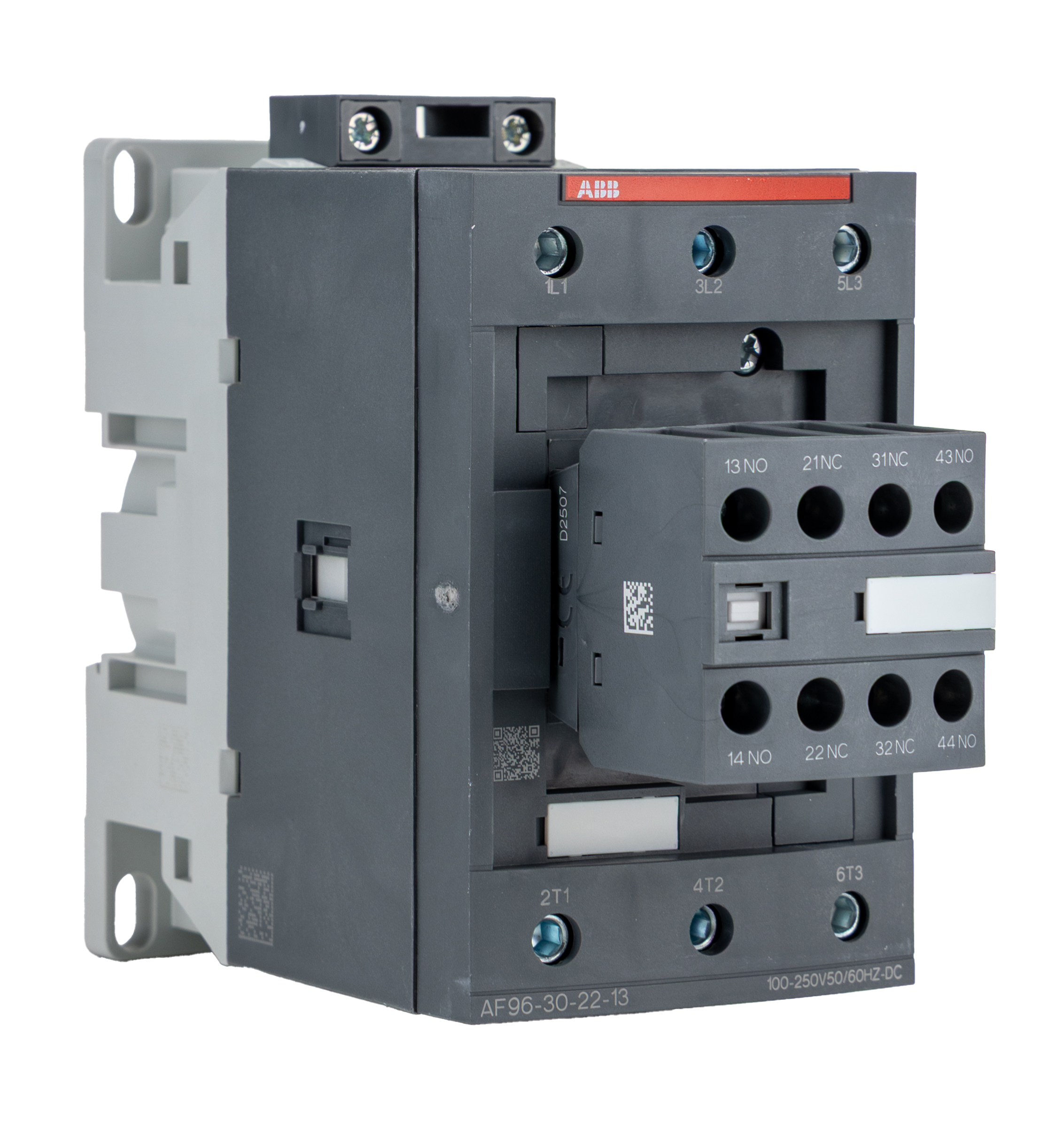 ABB AF Contactor, 250 V Coil, 3-Pole, 130 A, 45 kW 250 V, 3 NO