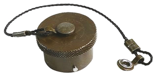 Souriau Sunbank by Eaton 851 MIL-C-26482 G Series 1 Male Dust Cap, Shell Size 10, Metal