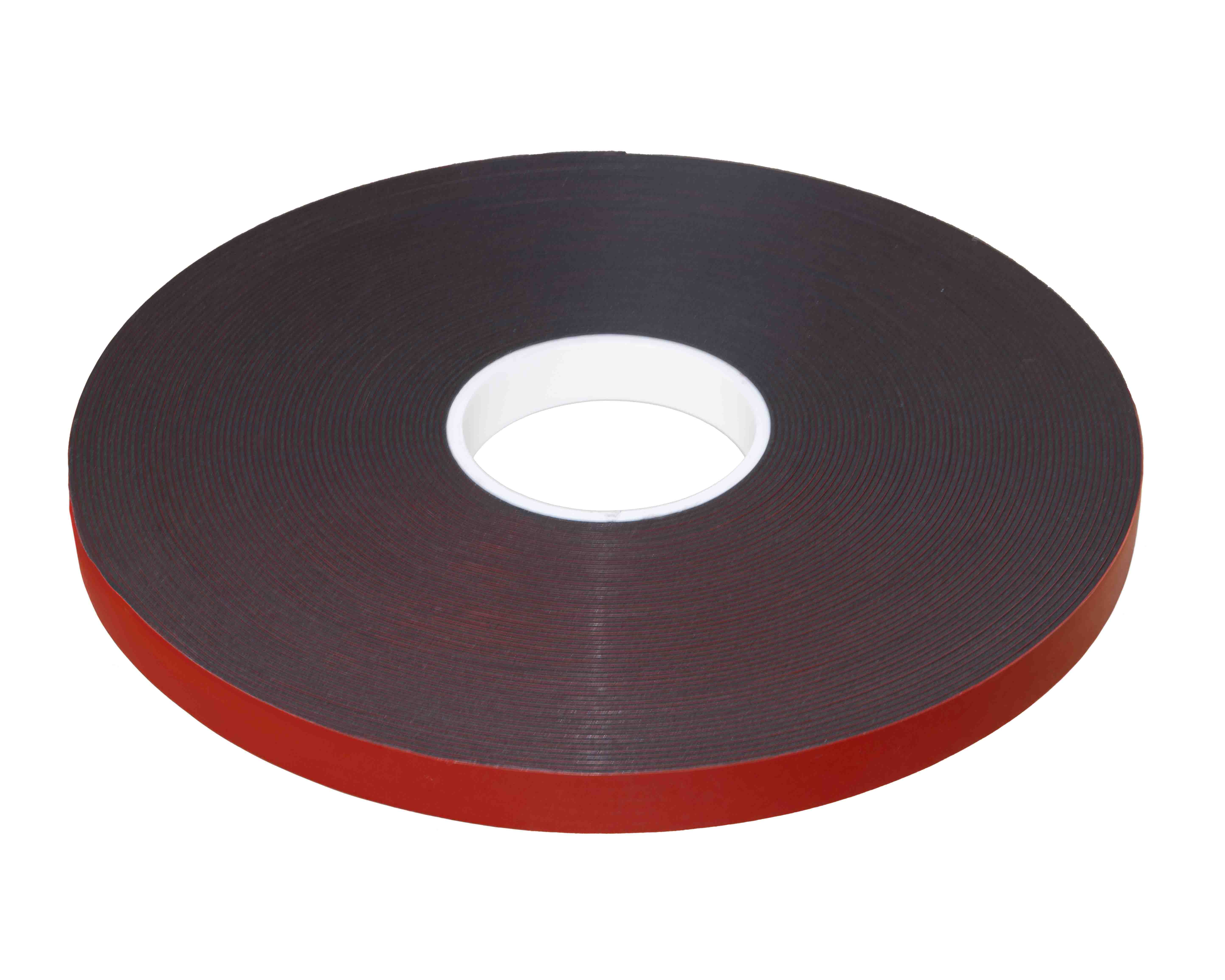 RS PRO Black Double Sided Foam Tape, 25mm x 33m, 1.6mm Thick