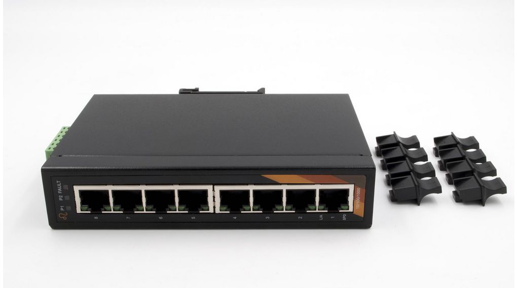 Exsys EX-6225, Unmanaged 8 Port Switch