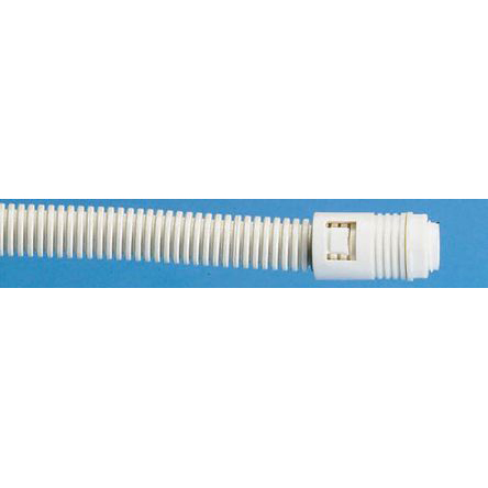 Adaptaflex Flexible Conduit, 16mm Nominal Diameter, PVC, White