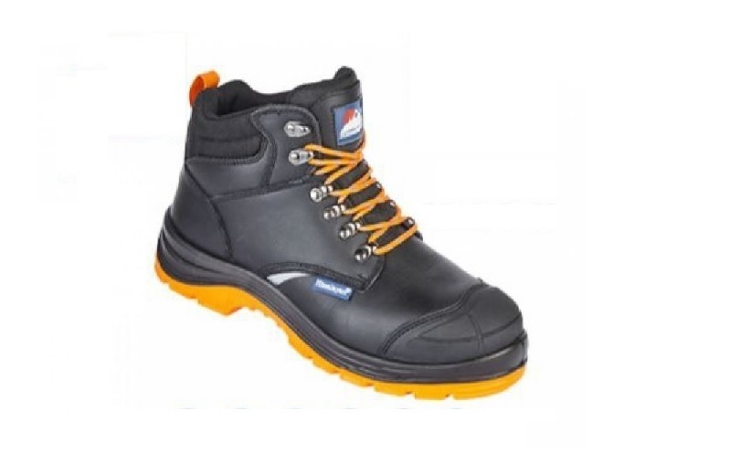 Himalayan Black Steel Toe Capped Unisex Safety Boots, UK 11, EU 45