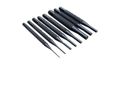 RS PRO 8-Piece Punch Set, Parallel Pin Punch, 101.6 mm Overall