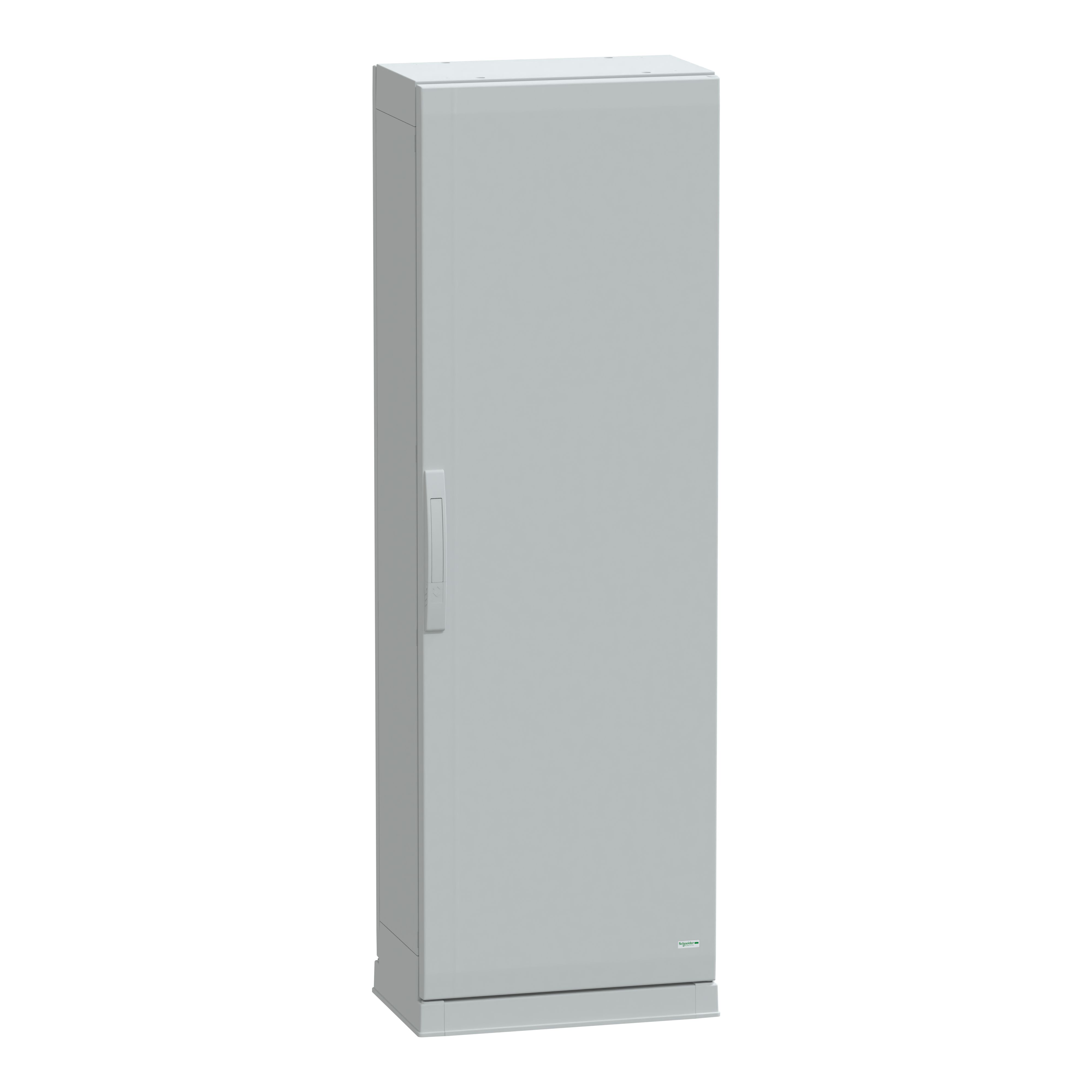 Schneider Electric PanelSeT Series Fibreglass Reinforced Polyester Single-Door-Door Floor Standing Enclosure, Opaque
