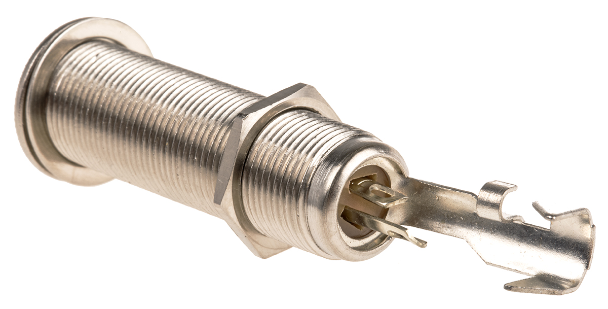 Switchcraft Jack Connector 6.35 mm Panel Mount Stereo Socket, 3Pole