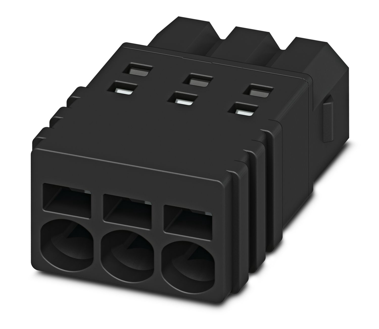 Phoenix Contact, 2.5mm Pitch, PTSM 0.5/ 4-P-2.5, 4 Way, , Pluggable Terminal Block, Plug, Cable Mount, Push In Spring