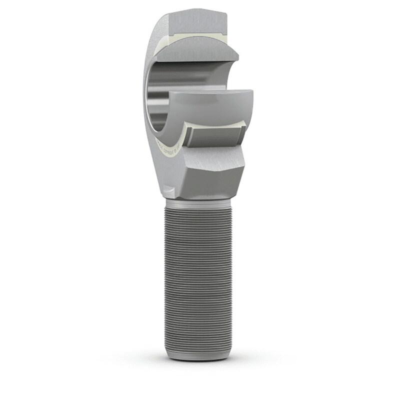 SKF SAKB M10 Male Steel Rod End, 10mm Bore, 29mm Long, Metric Thread Standard, Male Connection Gender