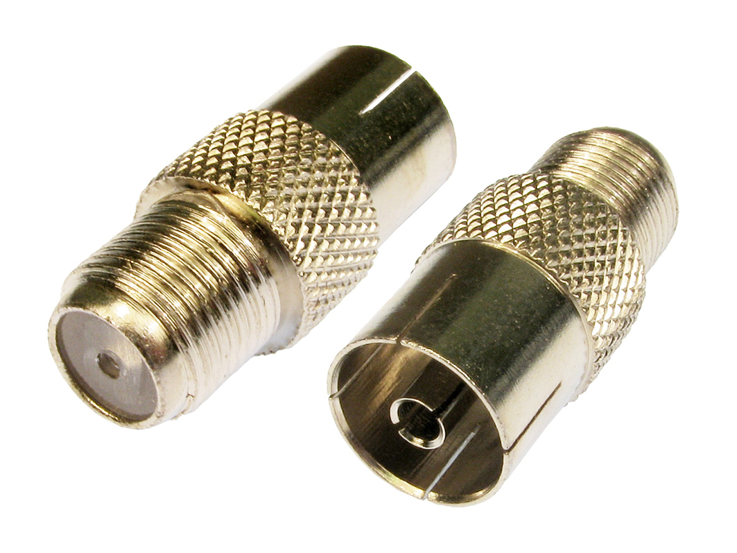 RS PRO TV Aerial Connector Female to Female, Cable Mount