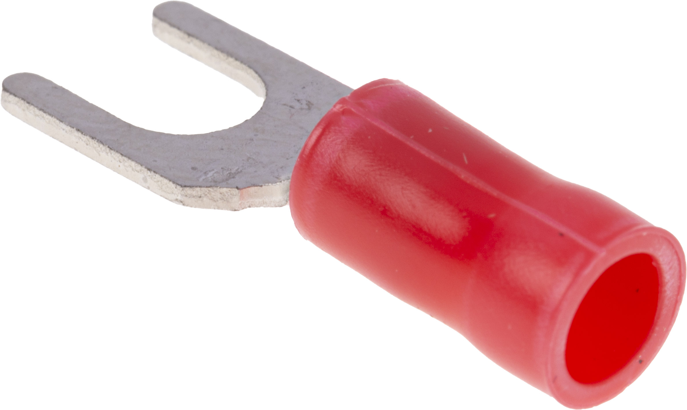 TE Connectivity PLASTI-GRIP Insulated Crimp Spade Connector, 0.25mm² to 1.6mm², 22AWG to 16AWG, 4.17mm Stud Size, Red