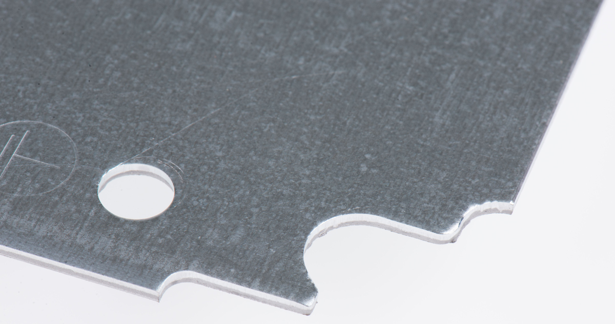 350 x 1.8 x 550mm Mounting Plate for use with Spacial CRN Enclosure
