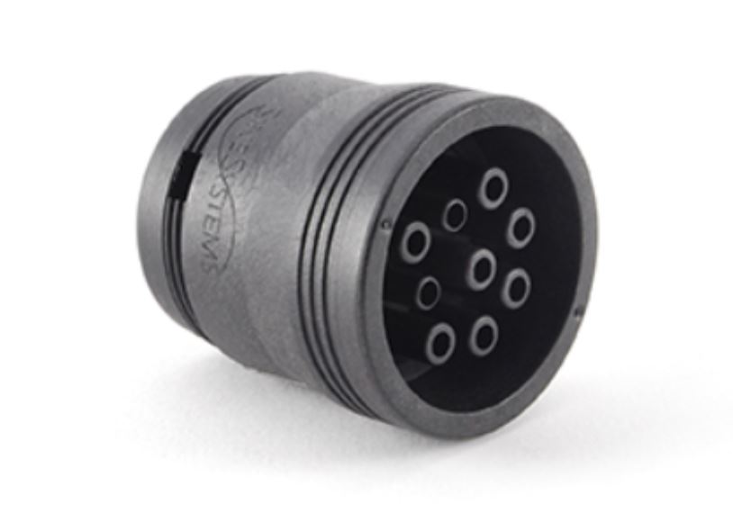 Amphenol Industrial Circular Connector, 9 Contacts, Cable, Standard Connector, Plug, Male, IP67, AHD Series