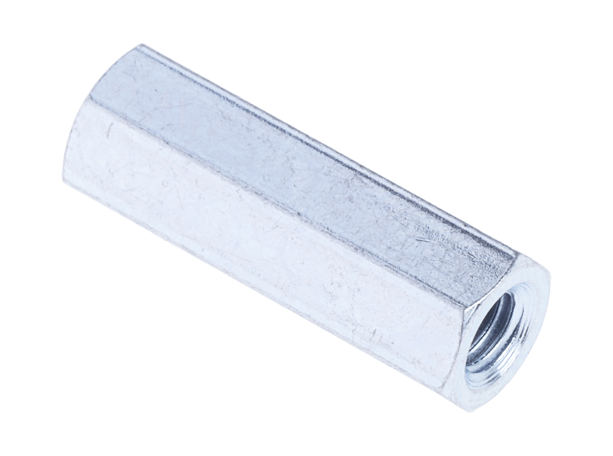 RS PRO Standoff, M3 x M3 Thread, 15mm Body, Steel, Female/Female