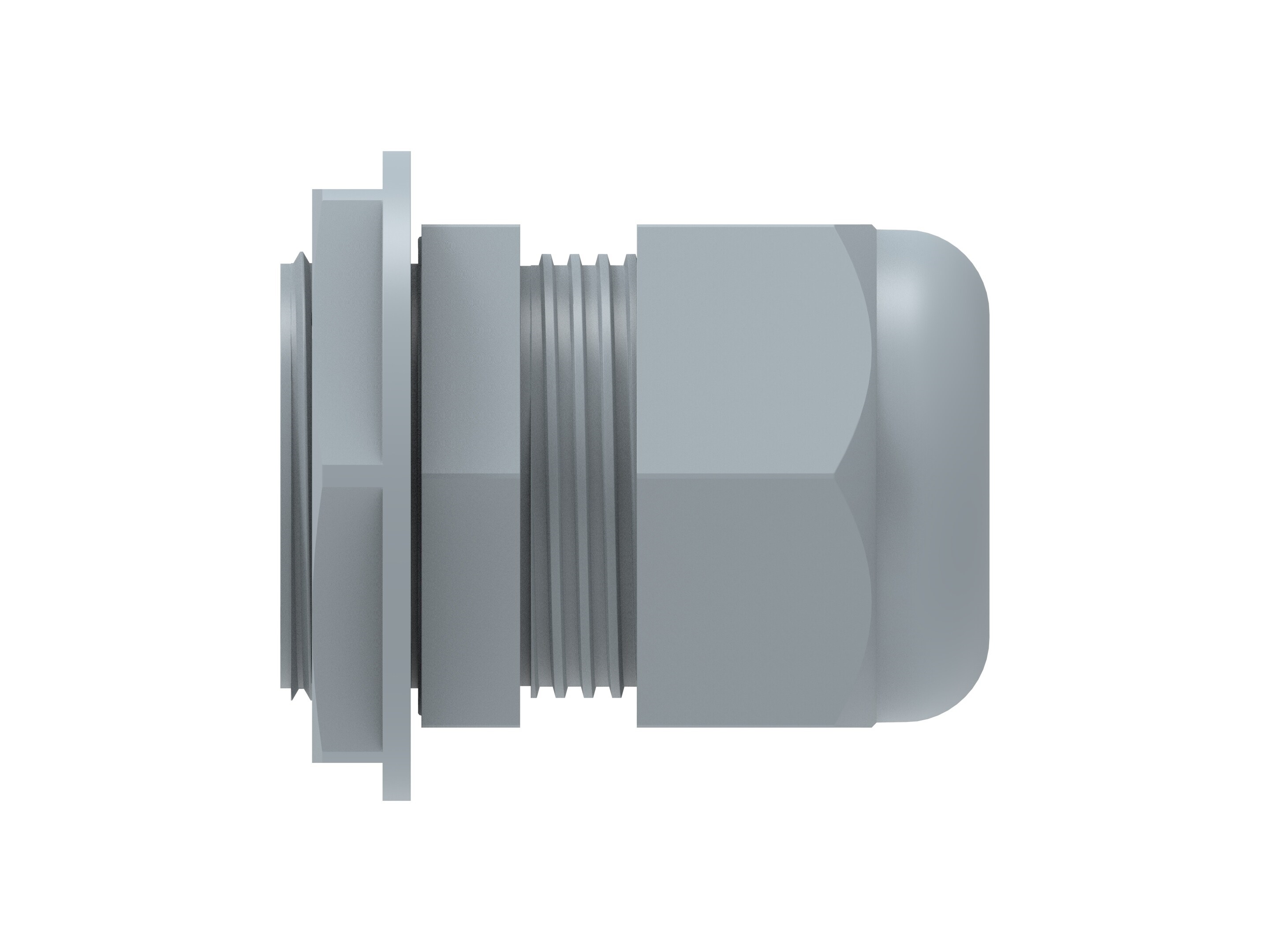 Entrelec 1SNG Series Grey PA 6 Cable Gland, M32 Thread, 15mm min., 21mm max., IP66, IP68