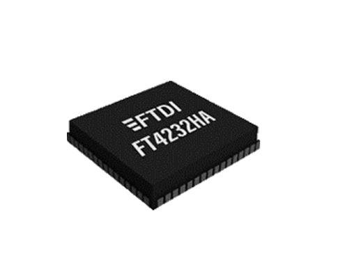 FTDI Chip FT4232HAQ-TRAY, USB Controller