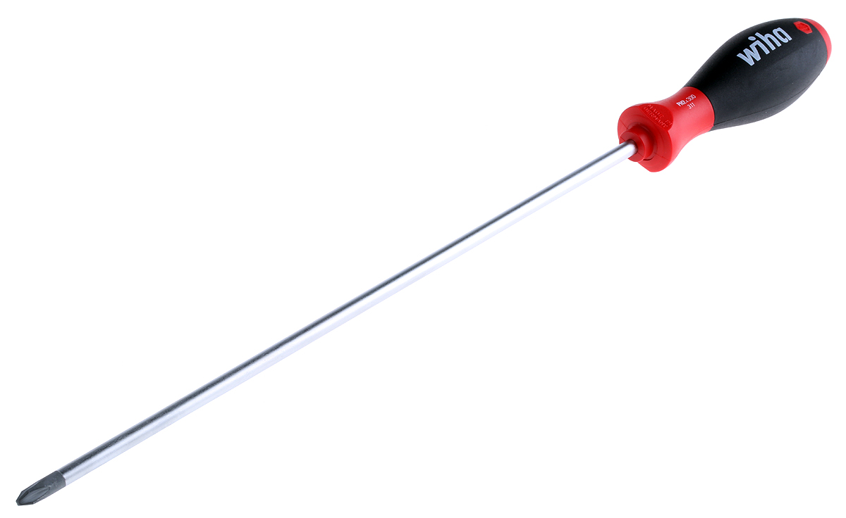 Wiha Phillips Screwdriver, PH2 Tip, 300 mm Blade, 418 mm Overall