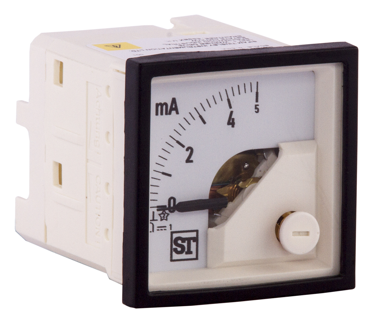Sifam Tinsley Sigma Analogue Panel Ammeter 5mA DC, 48mm x 48mm Moving Coil