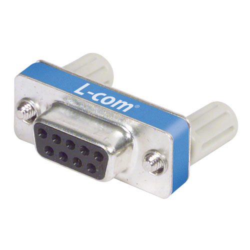 L-Com DMA 9 Way Through Hole D-sub Connector Socket, 2.77mm Pitch, with Boardlocks, Screw Locks