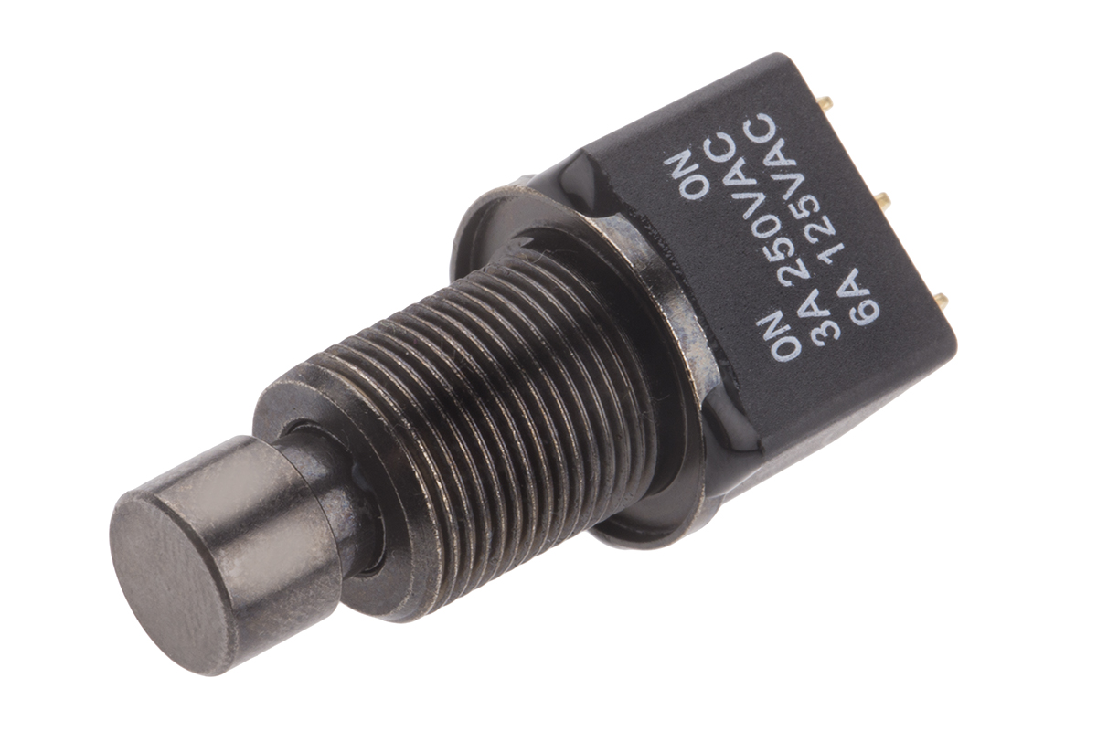 RS PRO Push Button Switch, Latching, PCB, DPDT, 28V dc, IP67