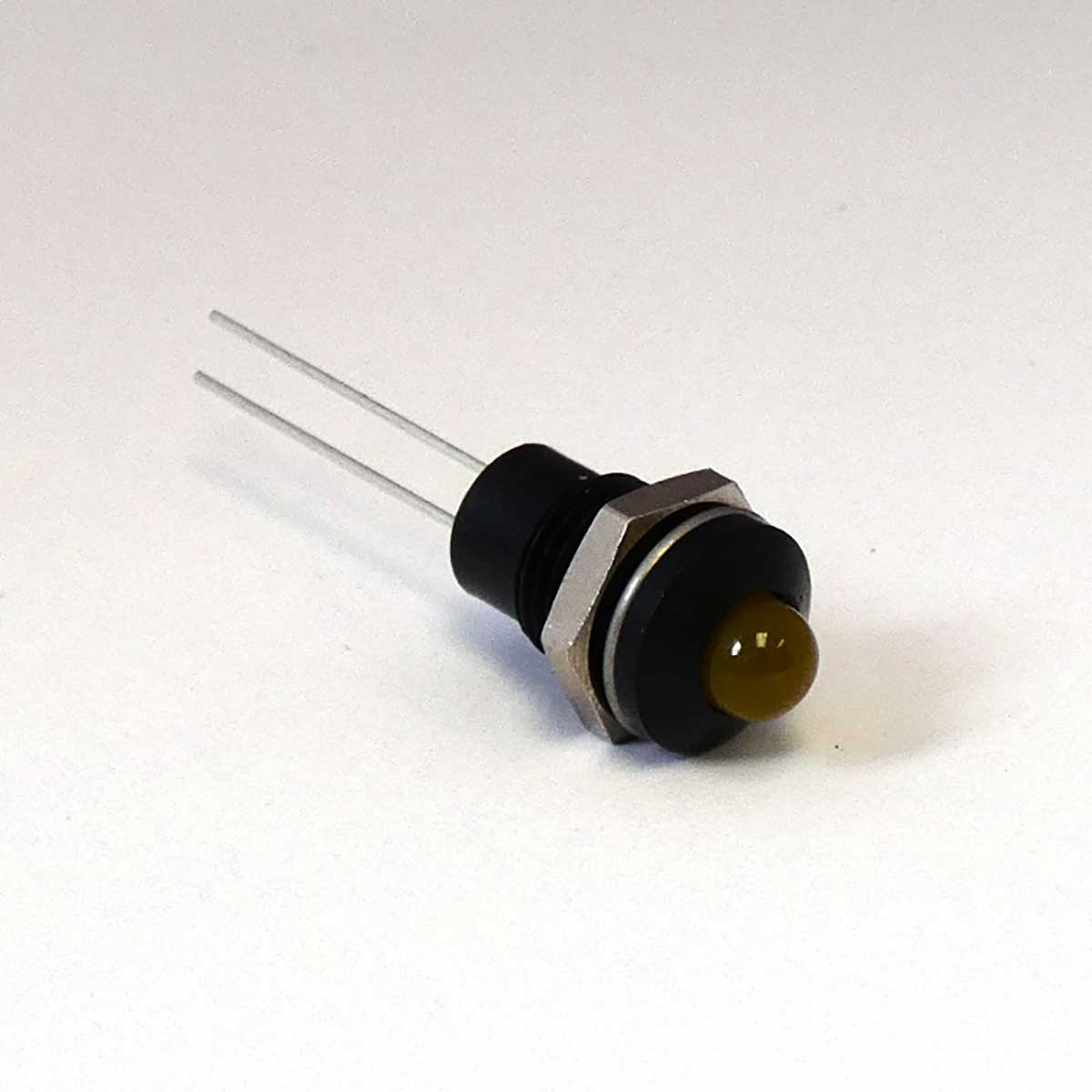 CML Innovative Technologies 1904X00X Series Yellow Panel Mount Indicator, 2.1V, 8mm Mounting Hole Size