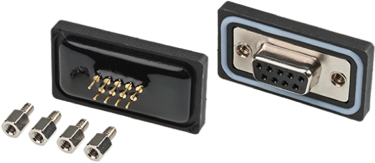 Amphenol Industrial SDB 9 Way Through Hole D-sub Connector Socket