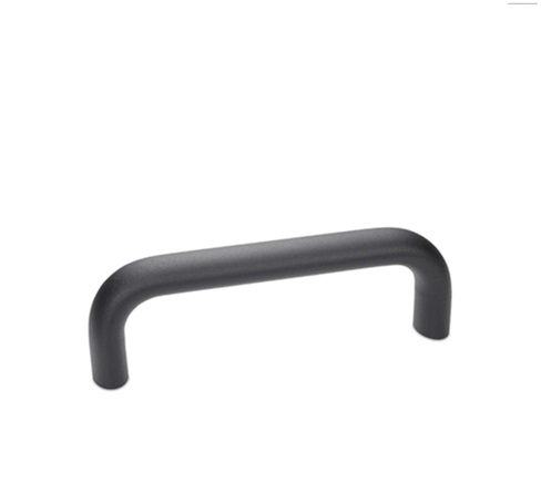 Ganter Black Aluminium Handle 49 mm Height, 20mm Width, 113mm Length