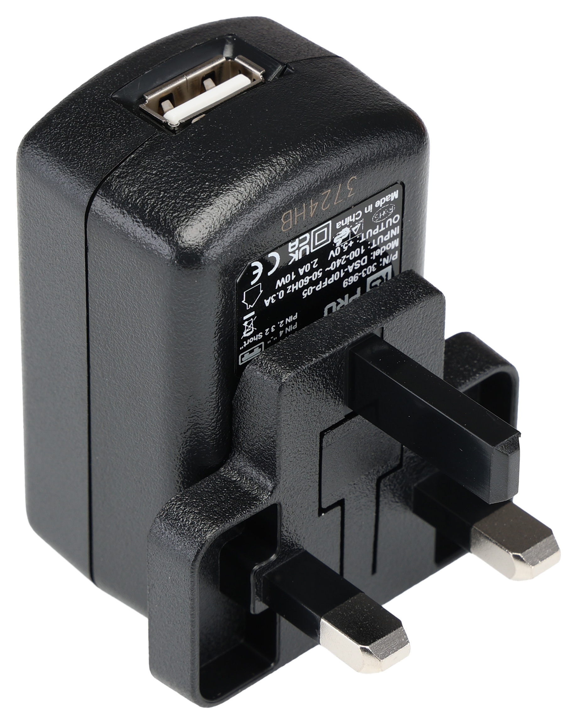 RS PRO 10W USB Adapter AC/DC Adapter 5V dc Output, 2A Output