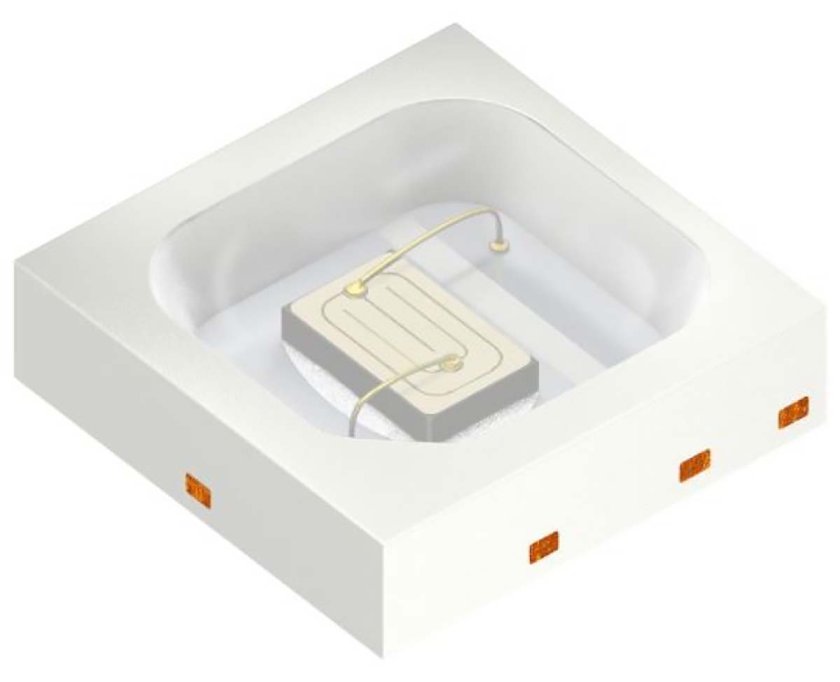 ams OSRAM3.15 V Blue LED  SMD, SYNIOS S2222 KB DDLM31.13-6D7E-25-24A4
