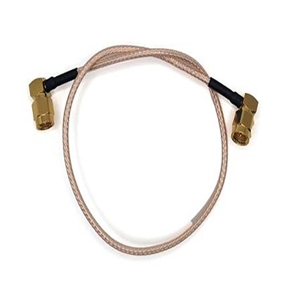 Mueller Electric BU Series Male SMA Right Angle to Male SMA Right Angle, 250 mm 50 Ω