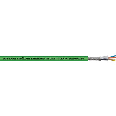 Lapp, 100m Cat5, Green, Tinned Copper Braid, Unterminated
