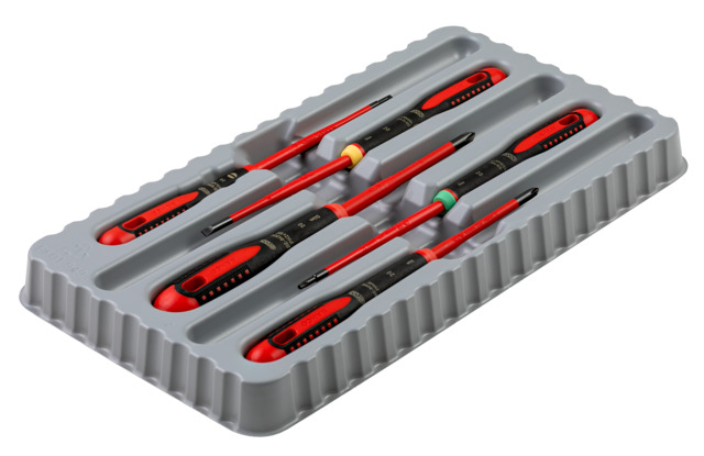 Bahco Phillips; Slotted; Torx Insulated Screwdriver Set, 5-Piece