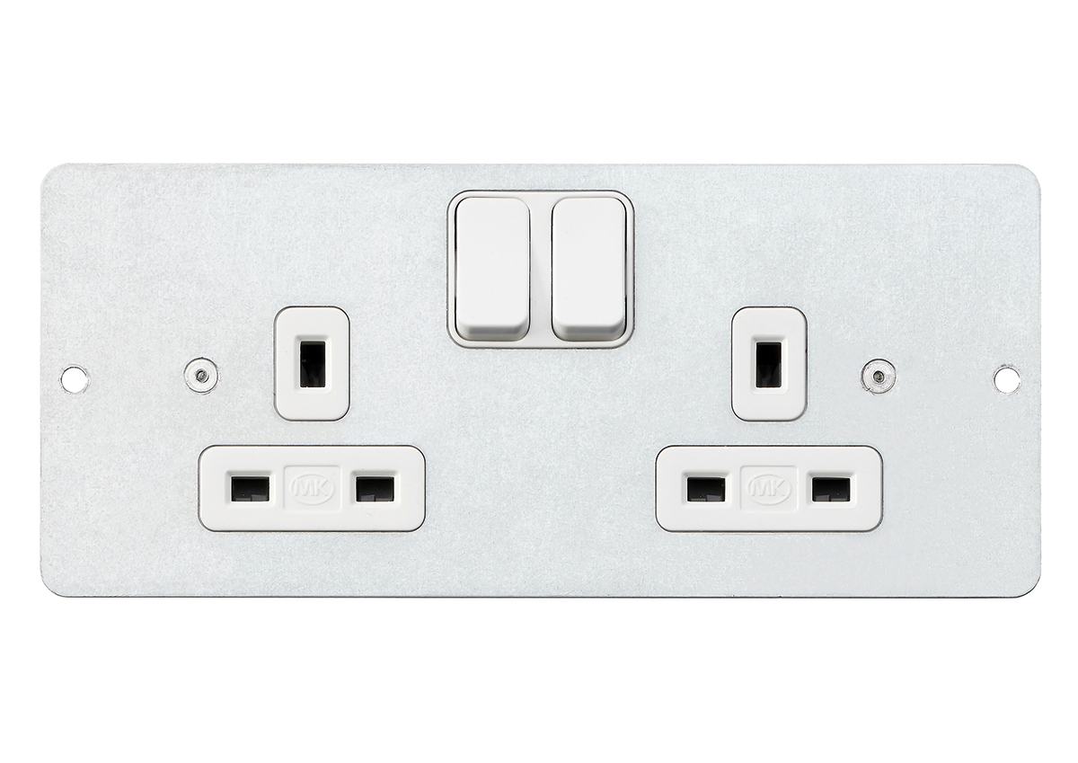 MK Electric Light Grey Switch Socket