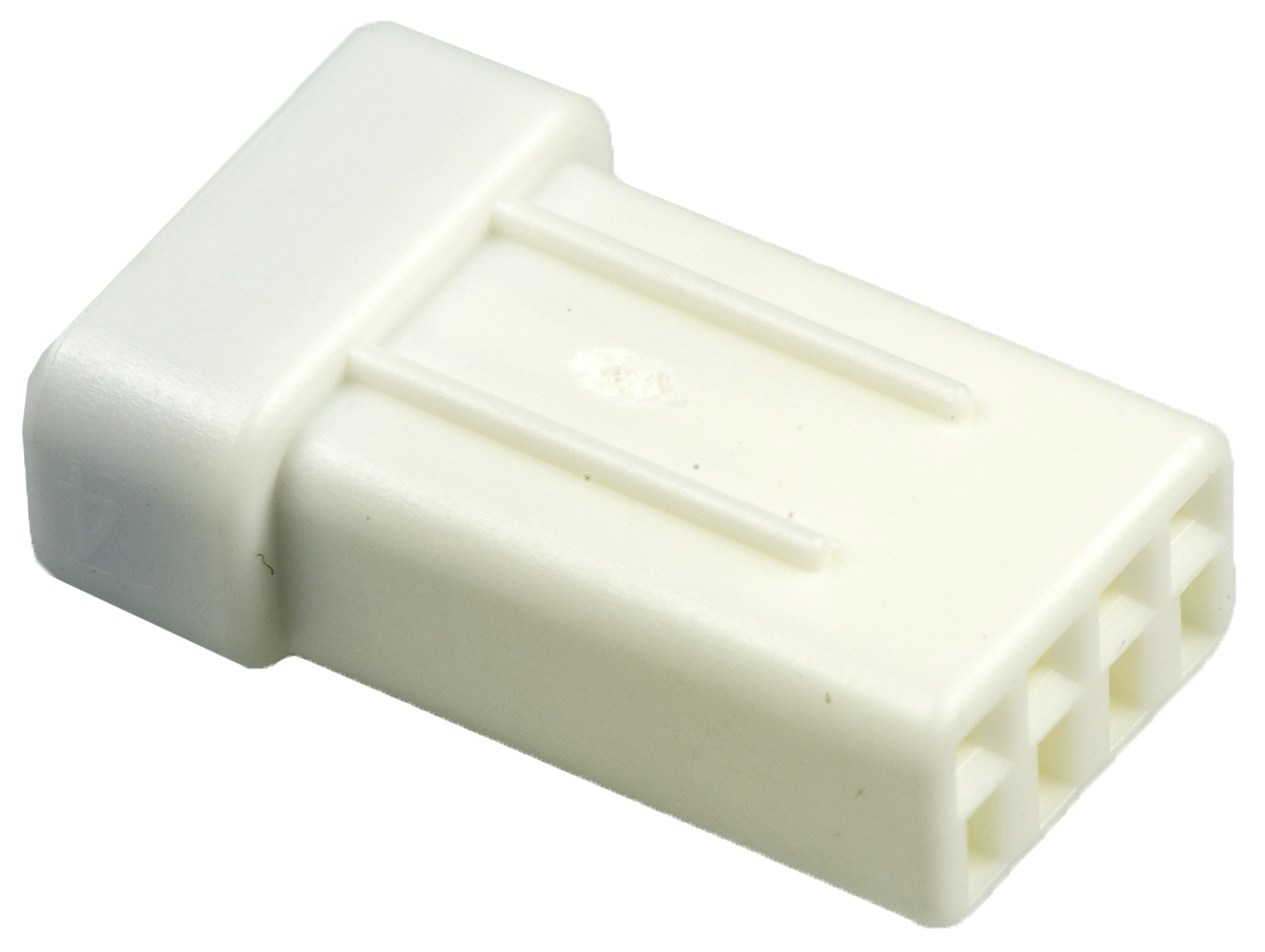 JST, JWPF Female Connector Housing, 2mm Pitch, 4 Way, 1 Row
