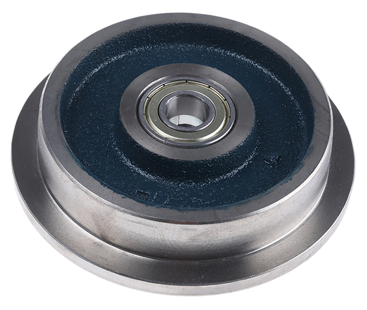 LAG Blue Cast Iron High Load Capacity, Low Rolling Resistance Trolley Wheel, 250kg