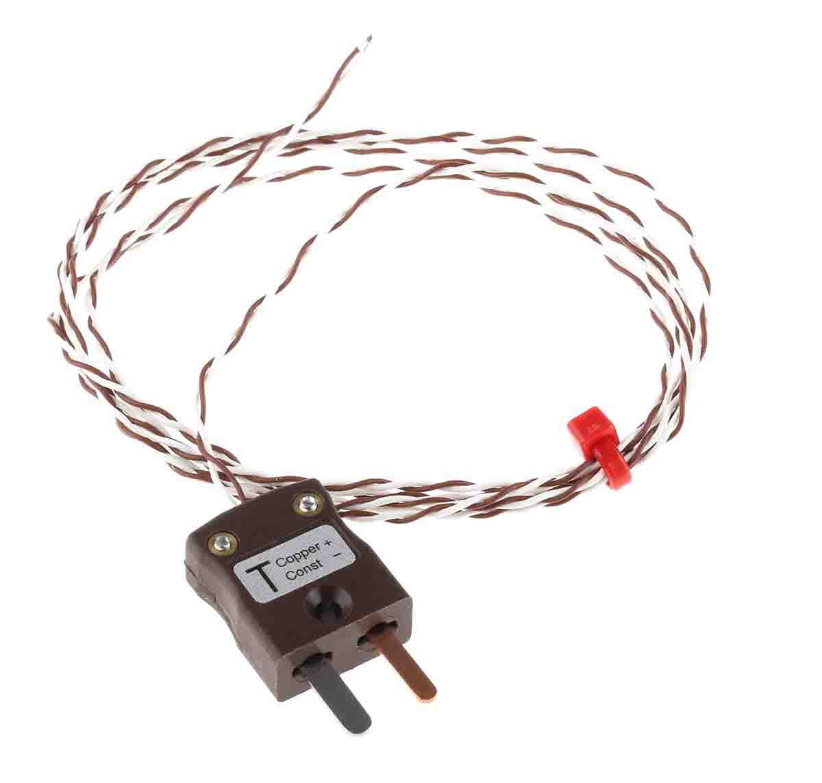 RS PRO Type T Thermocouple 1m Length, 1/0.2mm Diameter → +250°C
