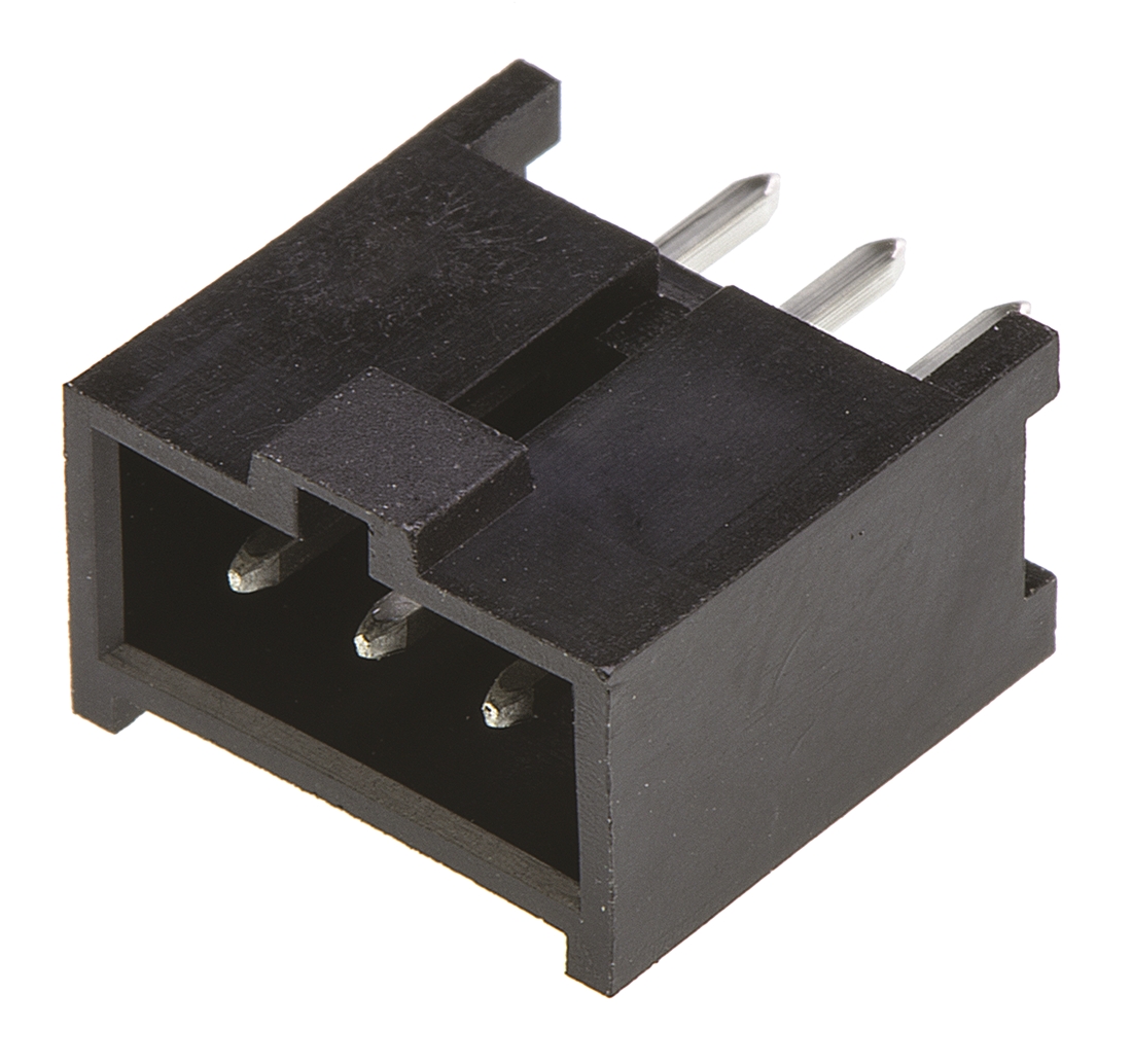 Molex C-Grid III Series Straight Through Hole PCB Header, 3 Contact(s), 2.54 mm Pitch, 1 Row, Shrouded