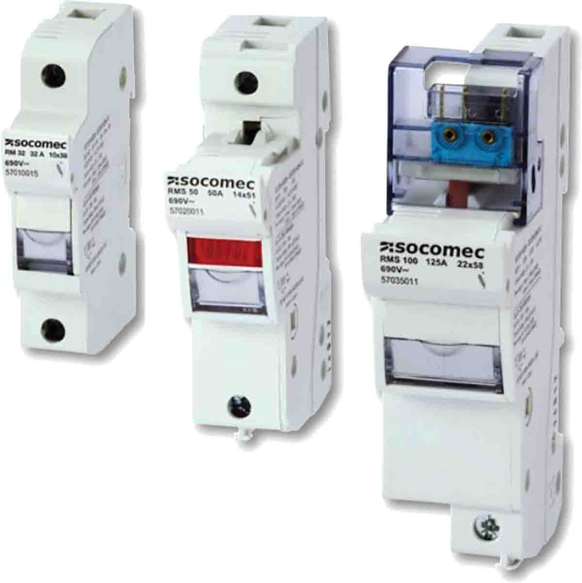 Socomec Fuse Switch Disconnector, 3 Pole, 50A Max Current, 50A Fuse Current