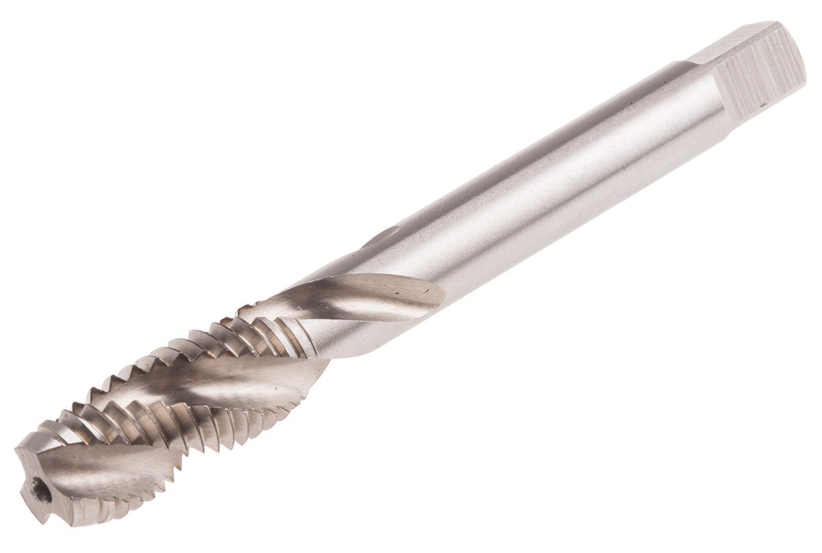 RS PRO Threading Tap HSS 1-Piece 1.5mm Pitch Metric Standard Manual or machine tap M10 Thread