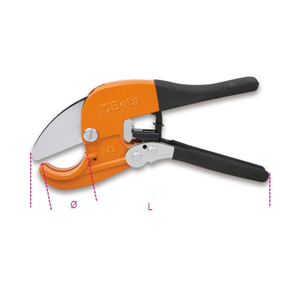 BETA Plastic Cutting Pliers 50 mm, Cuts Plastic