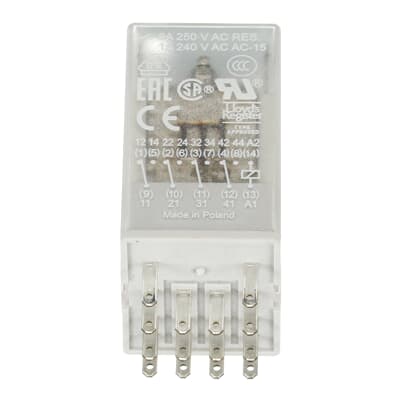 ABB Plug In Power Relay, 230V ac Coil, 6A Switching Current, SPDT