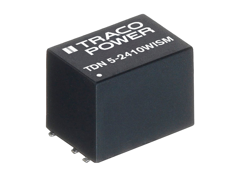 TRACOPOWER TDN 5WISM DC-DC Converter, 5V dc/ 1A Output, 18 → 75 V dc Input, 5W, Surface Mount, +75°C Max Temp
