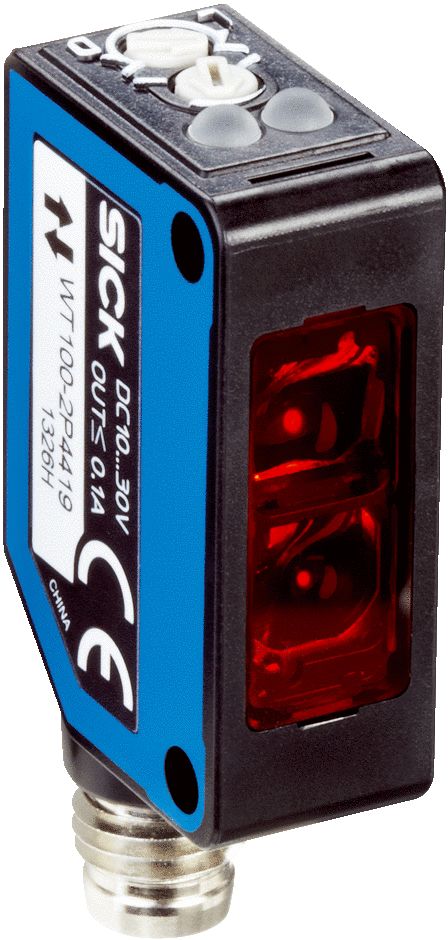 SICK Background Blanking Photoelectric Sensor, Miniature Sensor, 4 → 140 mm Detection Range