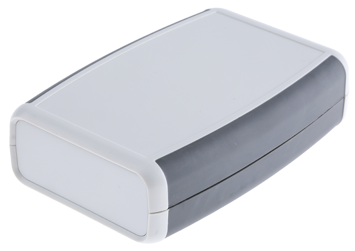 Hammond 1553 Series Grey ABS Handheld Enclosure, Integral Battery Compartment, IP54, 117.2 x 79 x 32mm