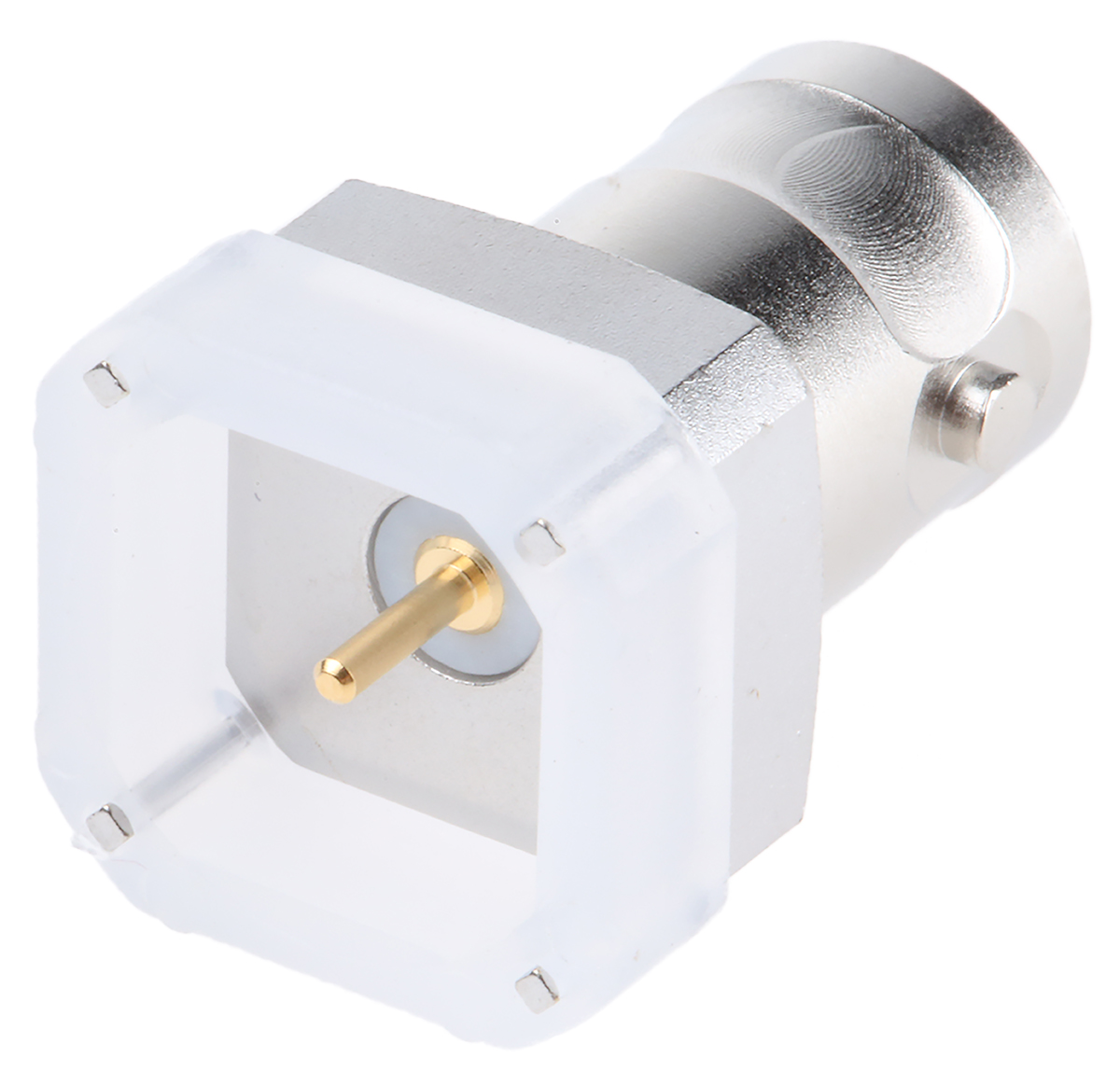 Telegartner, Jack PCB Mount BNC Connector, 50Ω, Through Hole Termination, Straight Body