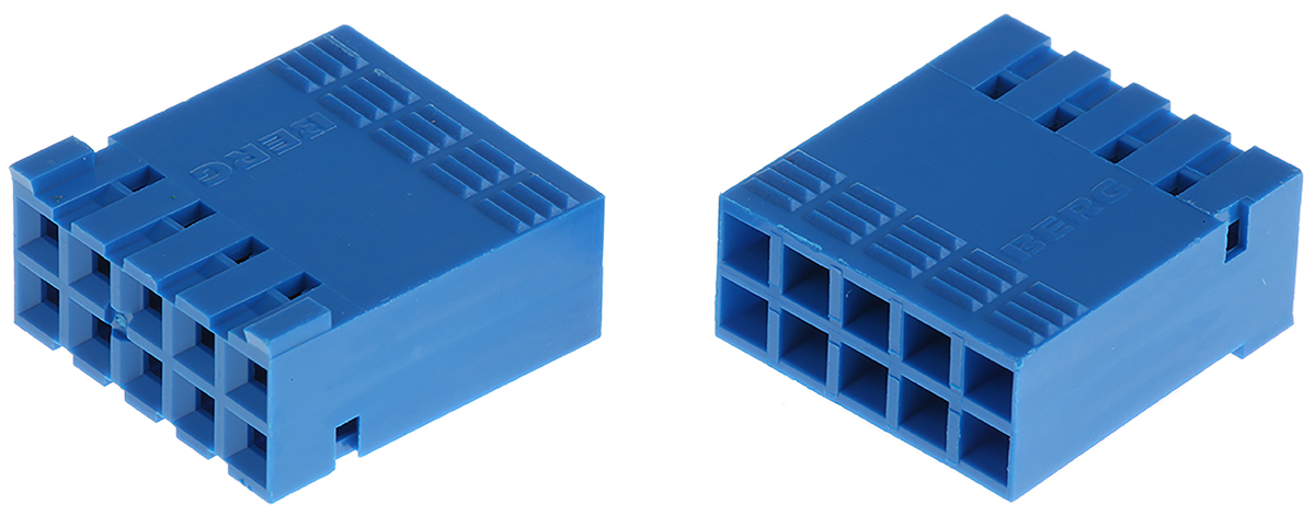 Amphenol Communications Solutions, DUBOX Female Connector Housing, 2.54mm Pitch, 10 Way, 2 Row
