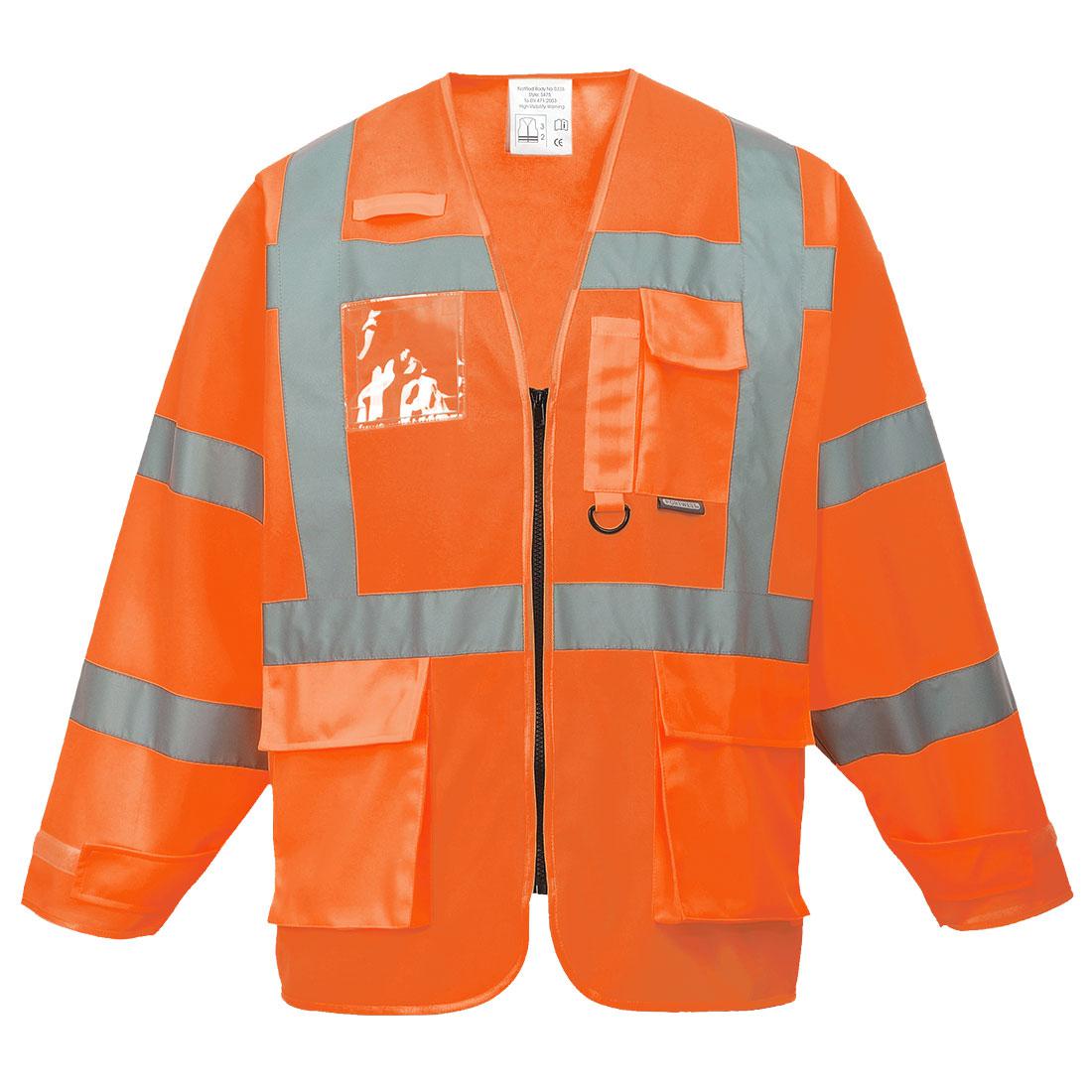 Portwest S475 Yellow Unisex Hi Vis Jacket, S
